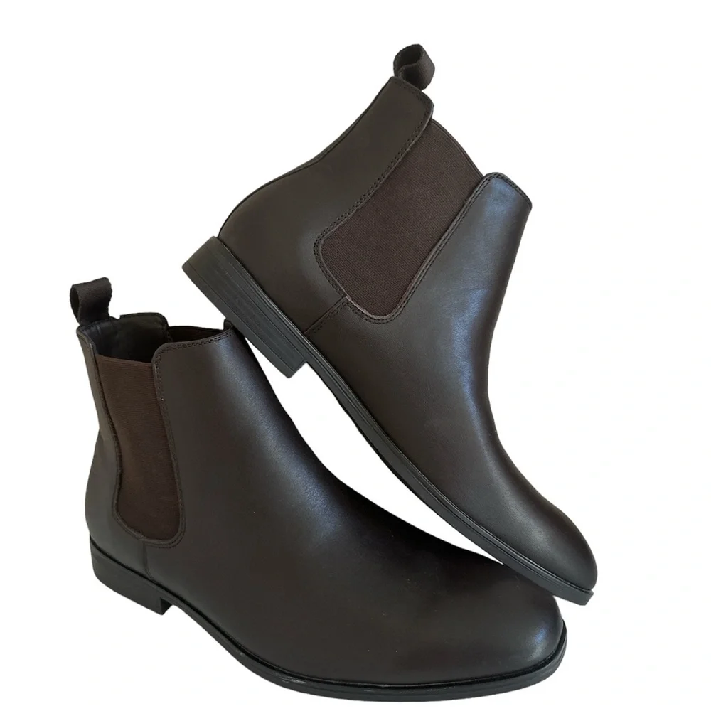 Marc Fisher LTD Men’s Burke brown boots size 8